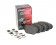 1962 Fiat 1600 Spider Posi-Quiet Extended Wear Brake Pads